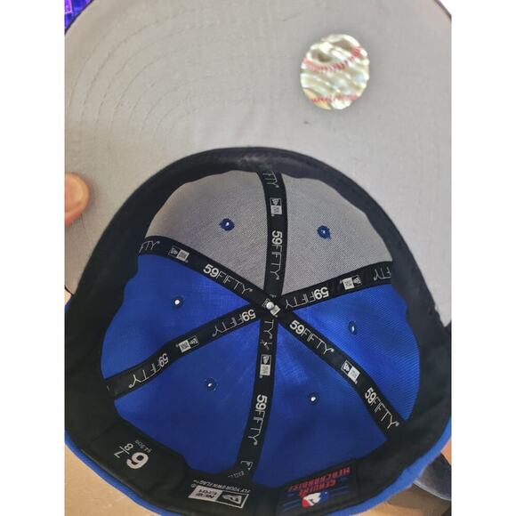 NY Mens Blue/Blk Baseball cap NWT - Picture 4 of 5